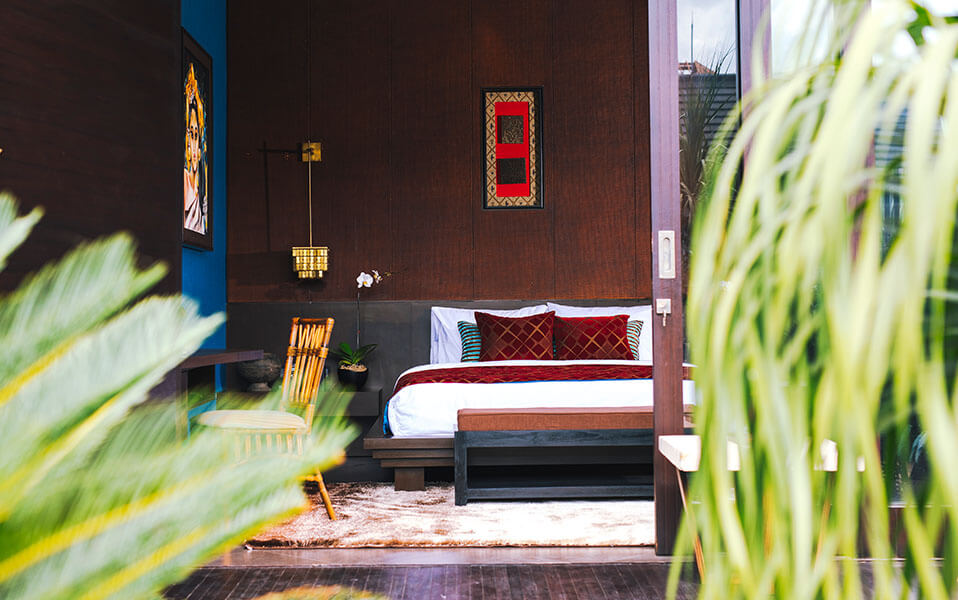 Villa Kayajiwa - Senja room as seen from the garden