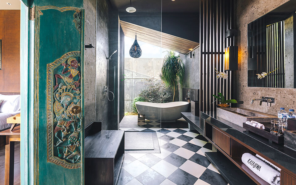 Villa Kayajiwa - Senja room ensuite bathroom design